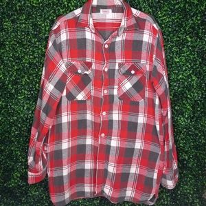 Vintage Brent Flannel Shirt Size Large